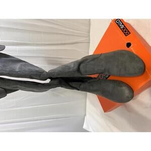 Dooballo Martini Wedge Ladies Gray‎ Boots Size US 8